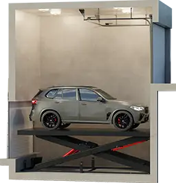 Luxury Lift Company vehicle lifts can be used for small and large vehicles